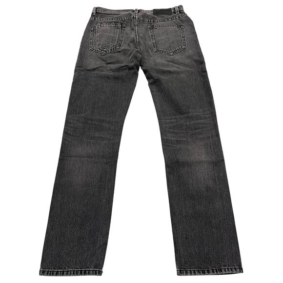 12-95 HELMUT LANG Men's Mr.87 Jeans Straight Coal Wash Black Size 30 - Picture 2 of 10